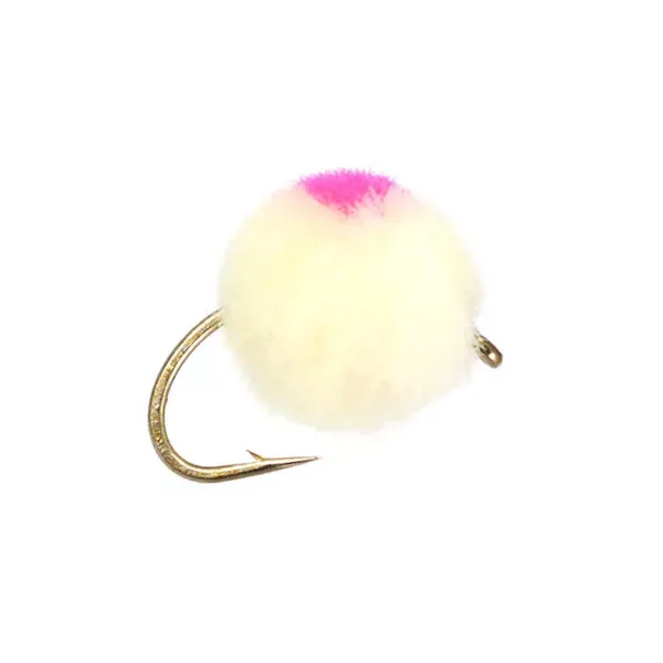 Egg Light Yellow / Pink mosca huevo