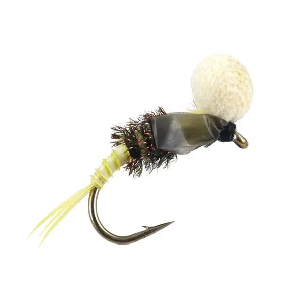 E-Hatching Nymph mosca trucha tímalo