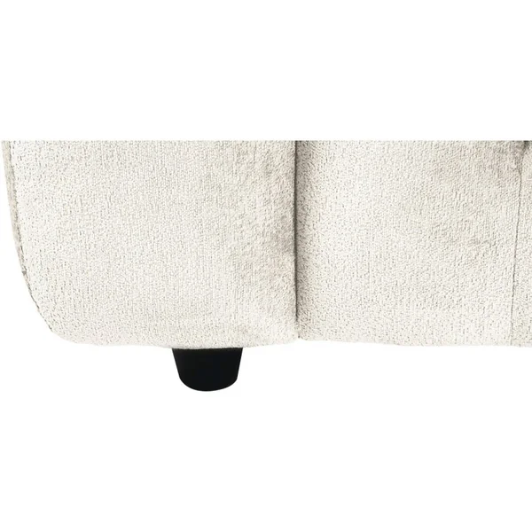 Einzelsofa „Vendome“ aus Chenillestoff – 3 Sitze – Beige - Imagen 8