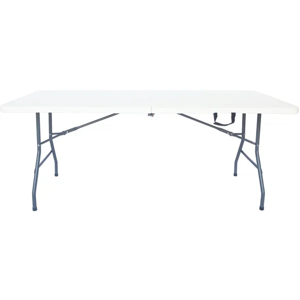 Ensemble Table de jardin pliante + 2 Bancs pliants " Foldy" - Blanc - Imagen 7