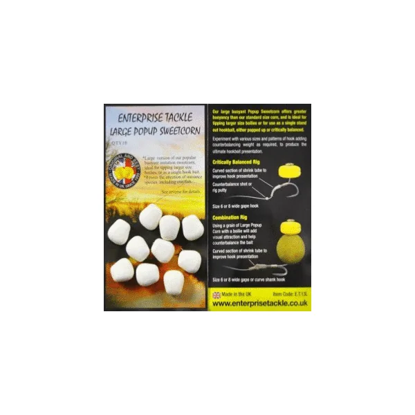 ENTERPRISE LARGE POP UP SWEETCORN BLANCO