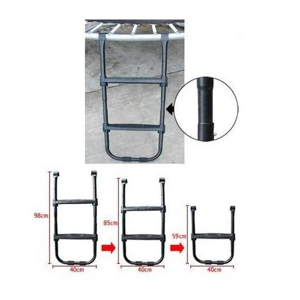 Escalera regulable para cama elástica