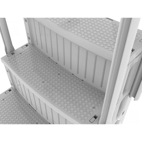 Escalier simple de piscine "Nathan" - 3 marches - en plastique - Imagen 6