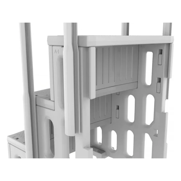 Escalier simple de piscine "Nathan" - 3 marches - en plastique - Imagen 8