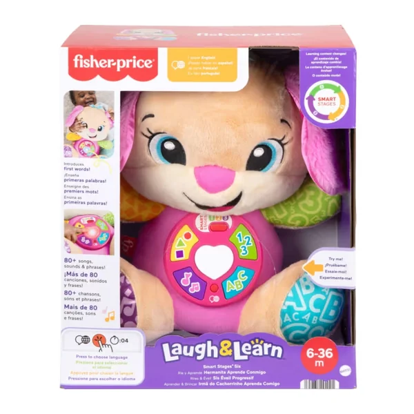 Fisher Price Hermanita Aprende Conmigo Rie y Aprende 6-36m