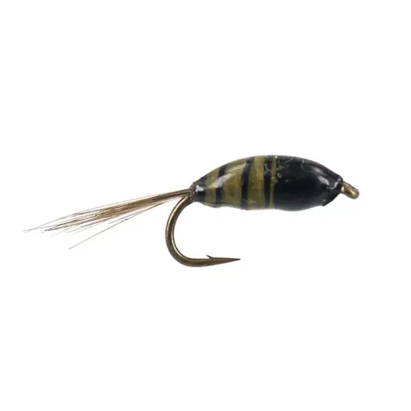 Grey Epoxy Bomber Micro Nymph ninfa