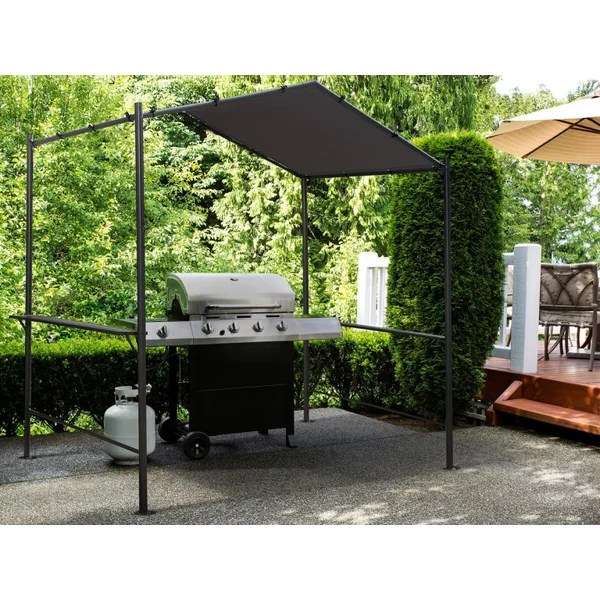 Grill-Pergola - 277 x 149 cm - Anthrazit - Imagen 2