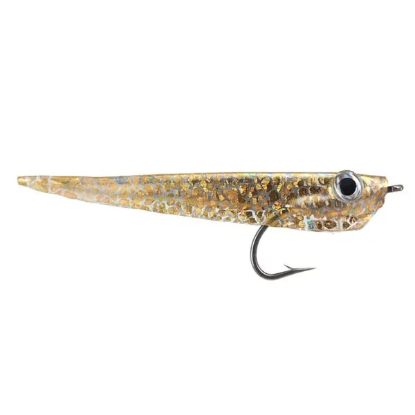 Gummy Minnow - Mottled Gold streamer