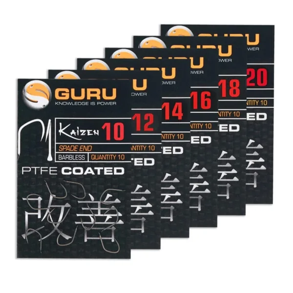 Guru Kaizen Hook Size 14 (Barbless/Spade End) - Imagen 4