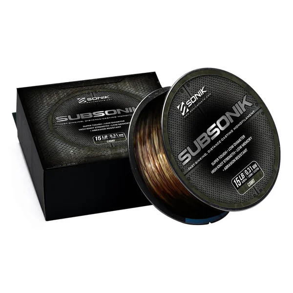 HILO SONIK SUBSONIK CAMO 18LB 0.35 MM 1200M