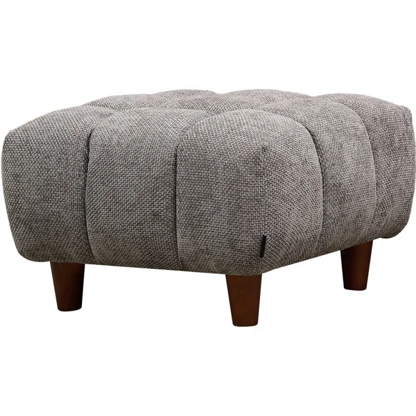 Hocker für Sofa "Matignon" - 70 x 70 x 46 cm - Grau
