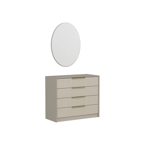 Holzkommode "Kale" - 100 x 45 x 85 cm - Beige