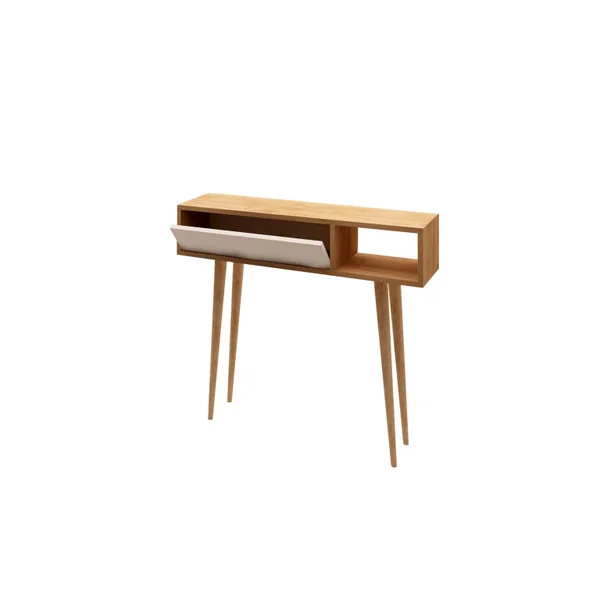 Holzkonsole "Oseyo" - 100 x 30 x 94 cm - Braun