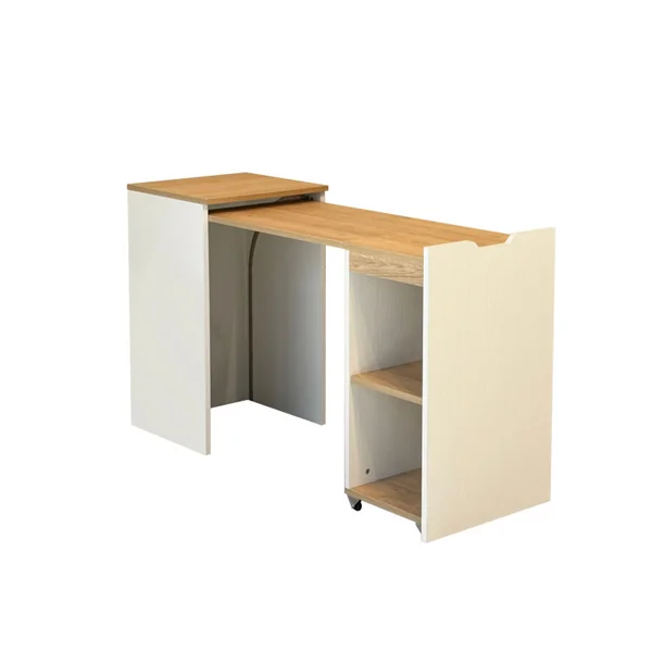 Holzschreibtisch "Modulo" - 97 x 47 x 75 cm - Beige