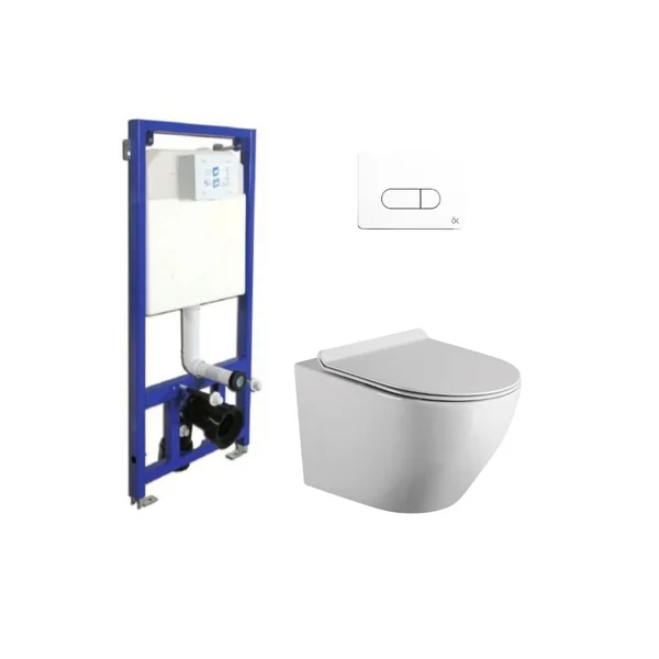 Inodoro BAÑO TOTAL Pack Completo (Blanco)