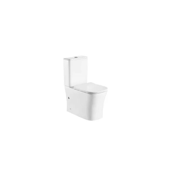 Inodoro WC Nikko Completo Compacto – Rimless Doble Descarga