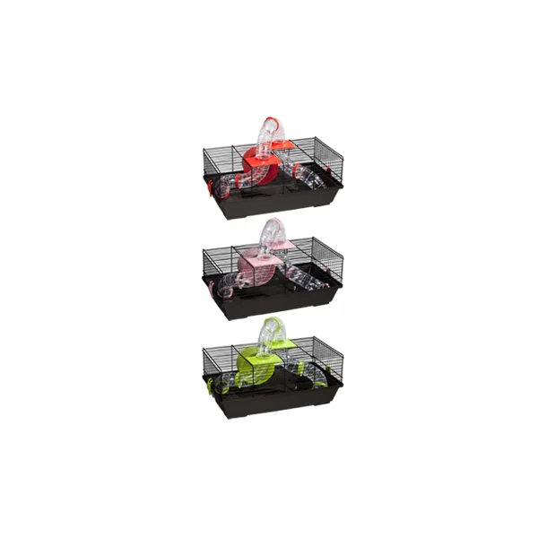 JAULA HAMSTER 937 NEGRA 50,5x28x21cm