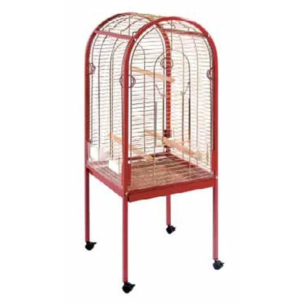 Jaula pequeña curva para loros