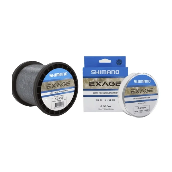 Line monofilament Shimano Exage Gray 150m