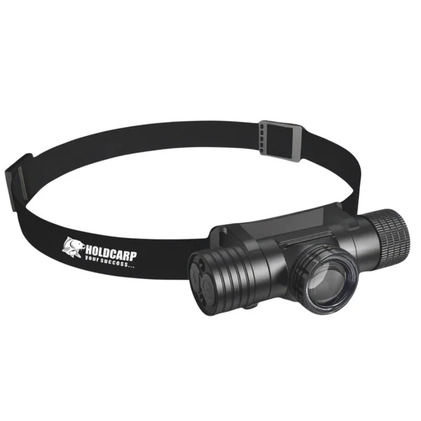 Linterna frontal con zoom - Recargable - Con estuche