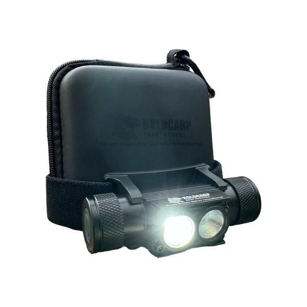 Linterna frontal recargable - LED verde/blanco