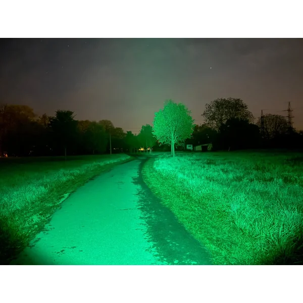 Linterna frontal recargable - LED verde/blanco - Imagen 7