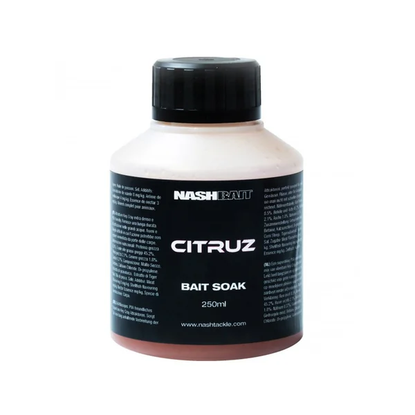 LIQUID BAIT SOAK NASH CITRUZ 250ML