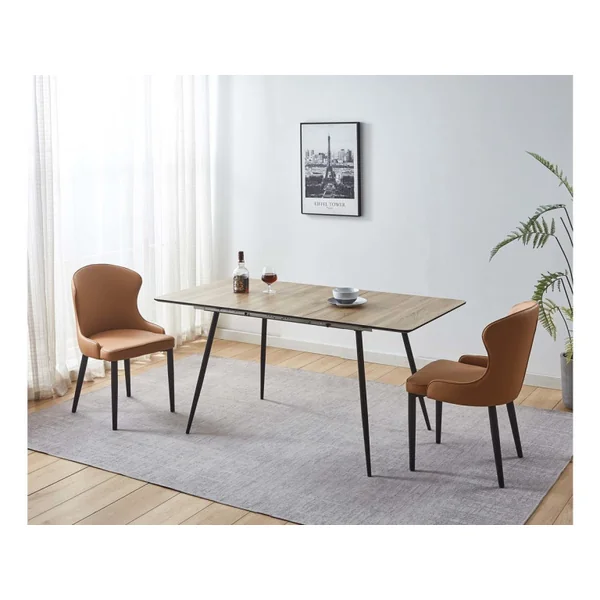 Lot de 2 Chaises "Tina" - Marron - Imagen 2