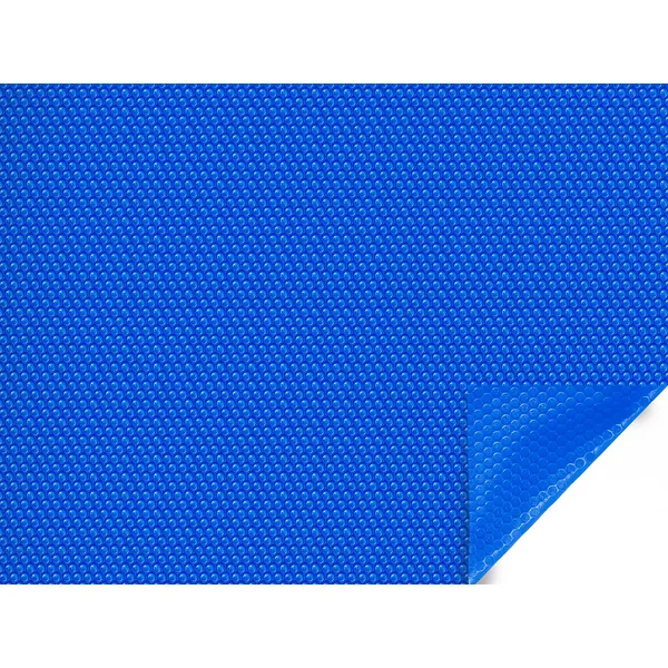 Luftpolsterfolie für Pool Zanzibar - 400 µ - 1-seitig gesäumt - Blau