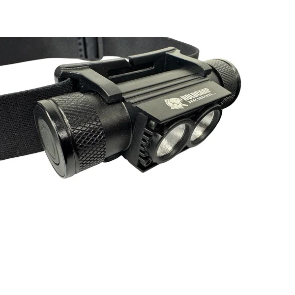 Lámpara frontal UV - Recargable - LED blanco/UV