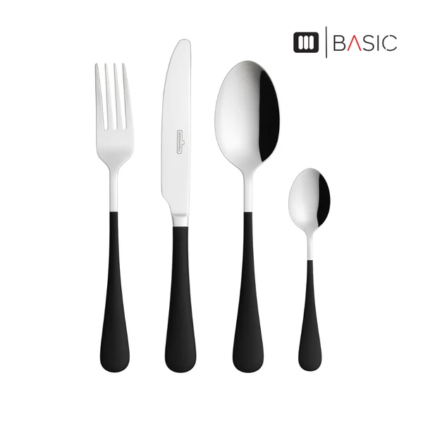 Magefesa Juego de Cubiertos Basic de Acero Inoxidable 16 Pcs