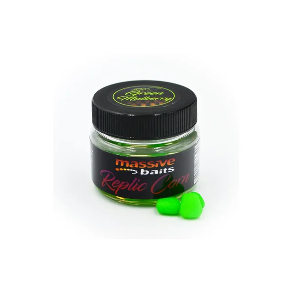 MAIZ ARTIFICIAL CON AROMA GREEN MULBERRY (VERDE) MASSIVE BAITS
