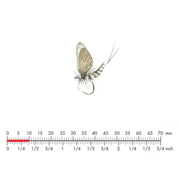 Mayfly Dun M4 Olive Grey 10mm mosca JSon