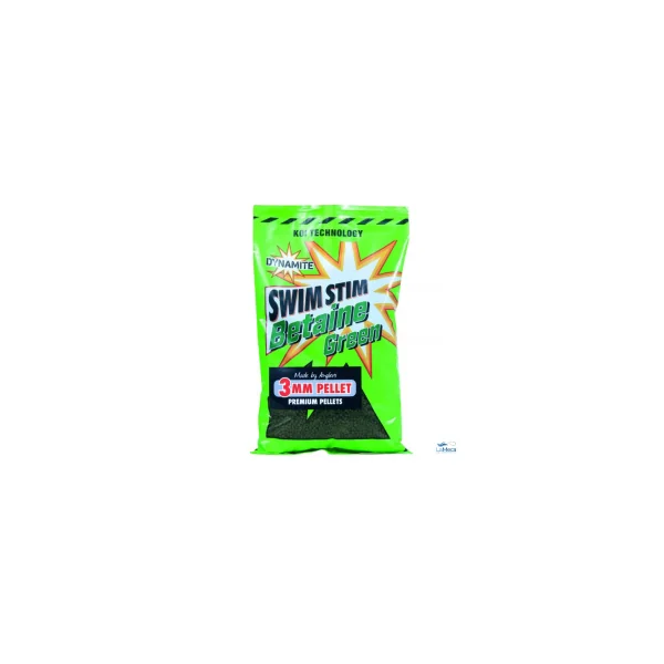 MICRO PELLEST DYNAMITE BAITS SWIM STIM BETAINE GREEN 3 mm