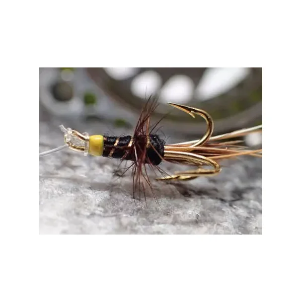 MW Francis Black Treble mosca salmón - Imagen 2