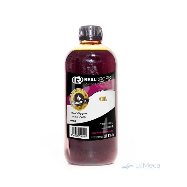 OIL RED PEPPER AND FISH REAL DROPS 500 ML