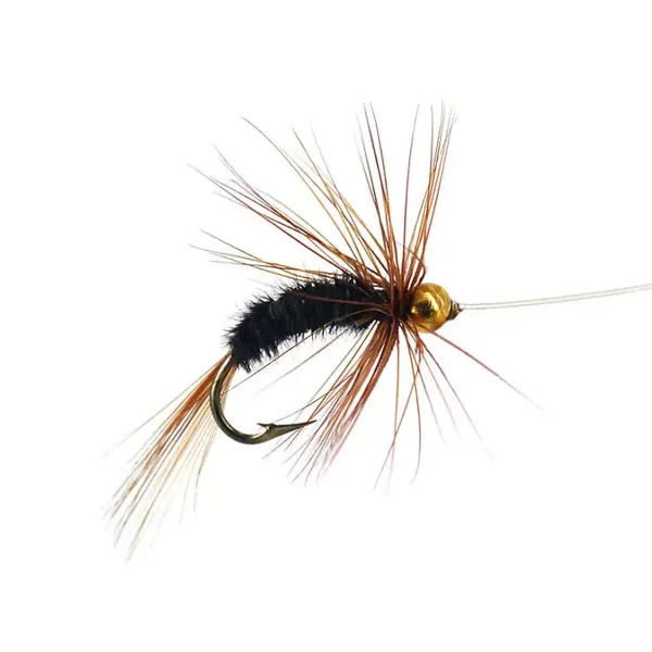 Old Captain Silver Fly Black ninfa para cuerda