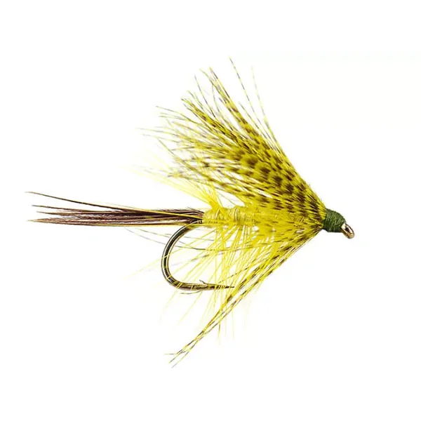 Olive Hackled Mayfly mosca agohada
