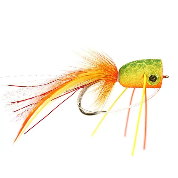 Orange Tiger Superb Popper streamer