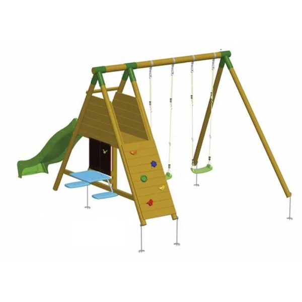 Parque multi juego con Rampa Academy