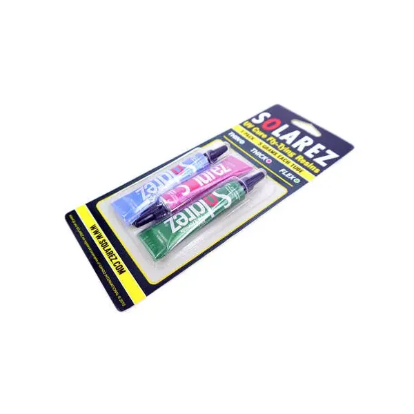 Pegamento UV MULTIPACK solarez - 3 x 5 g - Imagen 2
