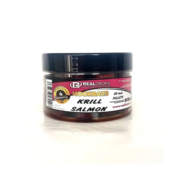 PELLETS HOOKBAITS KRILL SALMON 20 MM REAL DROPS