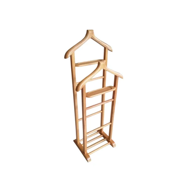 Perchero de madera "Beta" - 33 x 46 x 120 cm - Beige