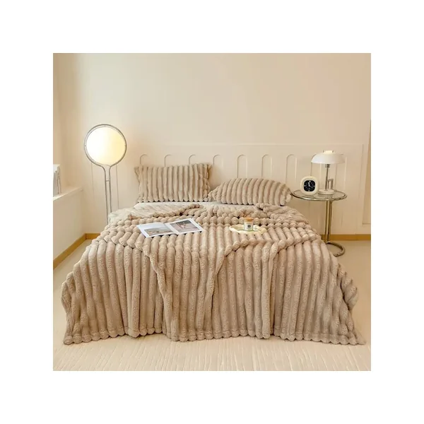 Plaid - 1,00 x 1,50 m - Tortora - Imagen 2