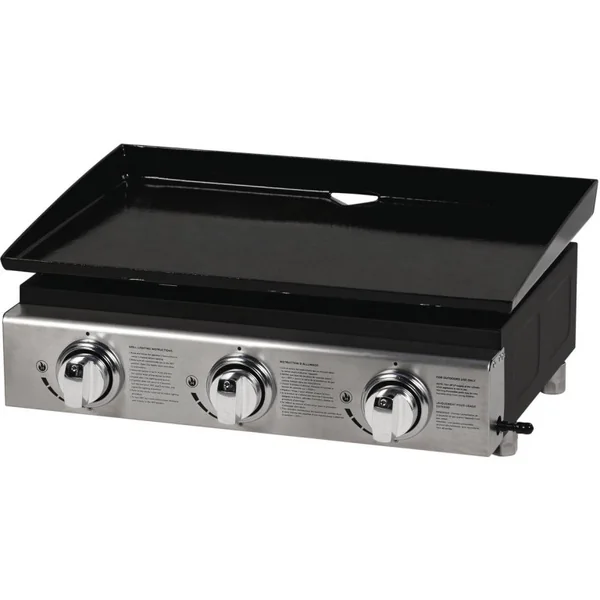 Plancha "Presto 3" - 3 fornelli - 7.5kW - Grigio