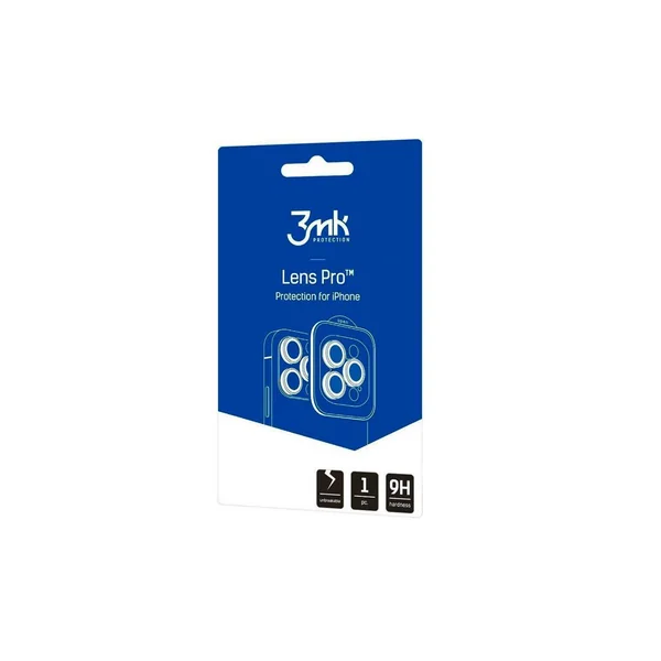 Protector de Lente para iPhone 15 3MK Rosa