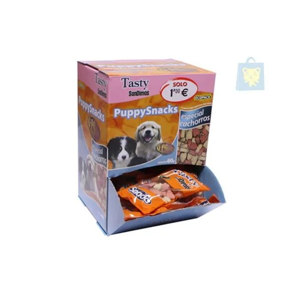 PUPPY SNACKS 60GR. CAJA 40 UND.