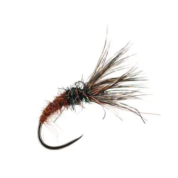 Sakasa Kebari Hare's Peacock mosca tenkara