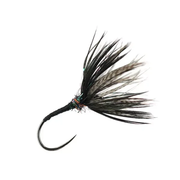 Sakasa Kebari Large Black Devil mosca tenkara