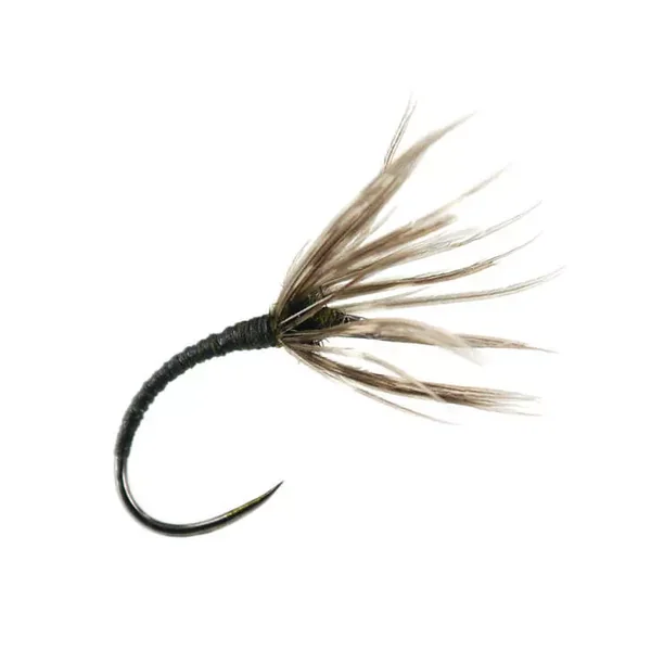 Sakasa Kebari Olive Peacock mosca tenkara